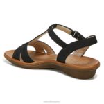 mujer Naturalizer sintético negro sandalia alma verano RTZ4T526 - Imagen 8