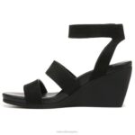 mujer Naturalizer sintético negro sandalia con cuña gen n ignite RTZ4T149 - Imagen 3