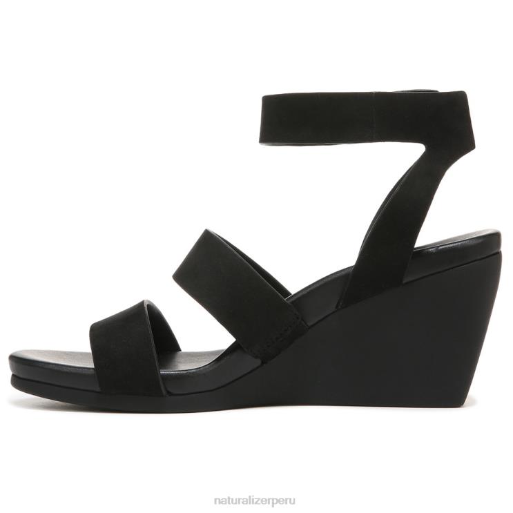 mujer Naturalizer sintético negro sandalia con cuña gen n ignite RTZ4T149 - Imagen 3