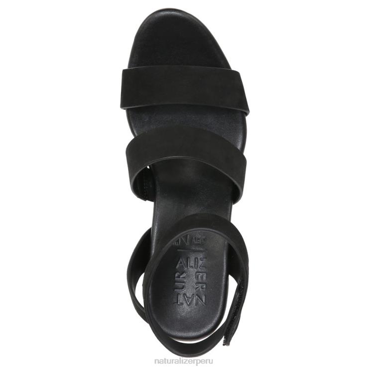 mujer Naturalizer sintético negro sandalia con cuña gen n ignite RTZ4T149 - Imagen 4