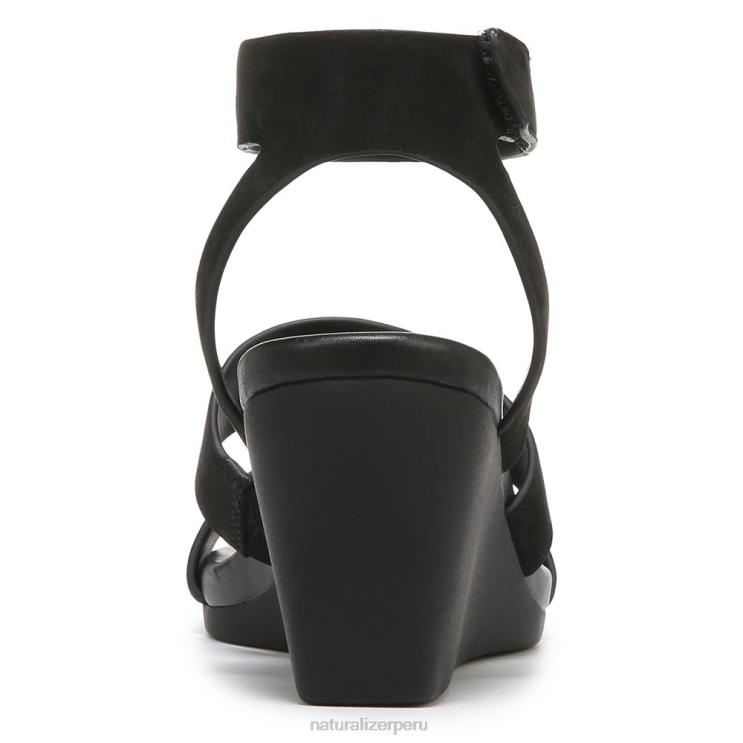 mujer Naturalizer sintético negro sandalia con cuña gen n ignite RTZ4T149 - Imagen 6