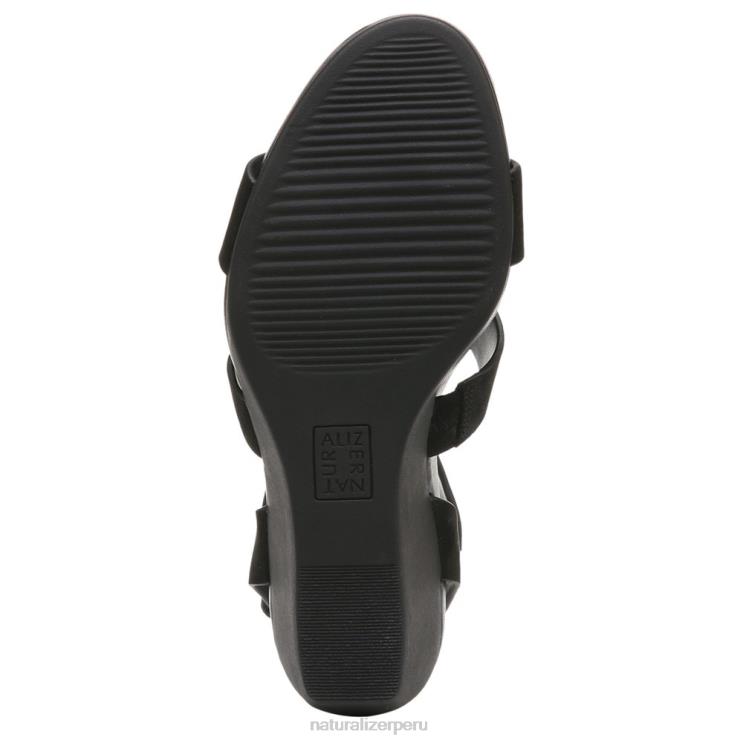 mujer Naturalizer sintético negro sandalia con cuña gen n ignite RTZ4T149 - Imagen 7