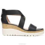 mujer Naturalizer sintético negro sandalia con cuña soul goodtimes RTZ4T572 - Imagen 2