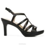 mujer Naturalizer sintético negro sandalia de vestir baylor RTZ4T582 - Imagen 2