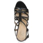 mujer Naturalizer sintético negro sandalia de vestir baylor RTZ4T582 - Imagen 4