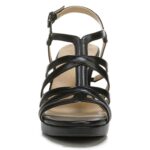 mujer Naturalizer sintético negro sandalia de vestir baylor RTZ4T582 - Imagen 5