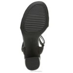 mujer Naturalizer sintético negro sandalia de vestir gen n trace RTZ4T397 - Imagen 7