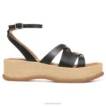 mujer Naturalizer sintético negro sandalia riley RTZ4T617 - Imagen 2