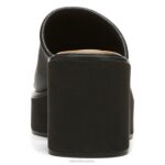 mujer Naturalizer sintético negro sandalias Cassie RTZ4T621 - Imagen 6