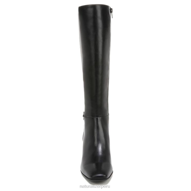 mujer Naturalizer sintético texturizado negro botas waylon de pantorrilla ancha hasta la rodilla RTZ4T600 - Imagen 5