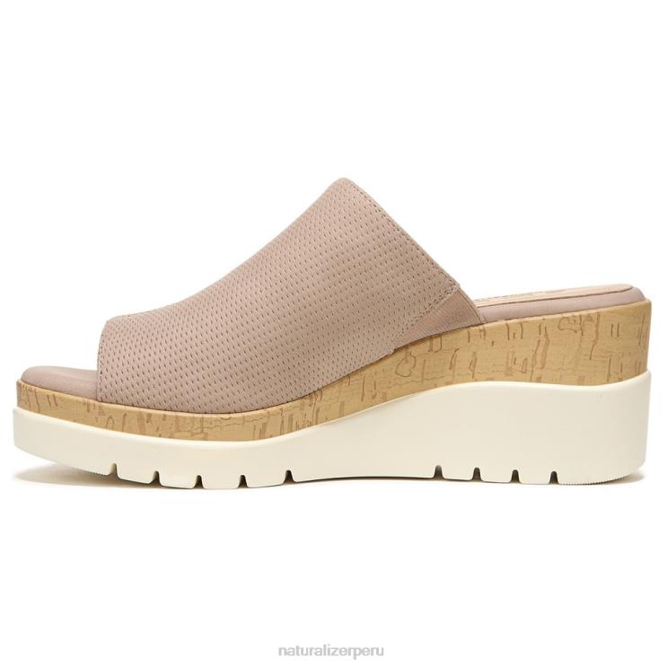 mujer Naturalizer sintético topo claro sandalias con cuña soul goodtimes RTZ4T545 - Imagen 3