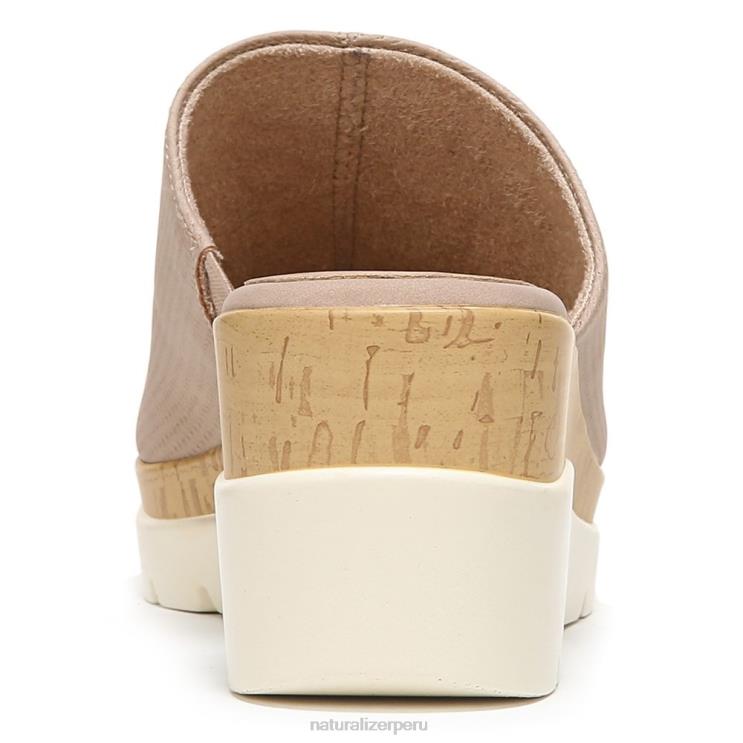 mujer Naturalizer sintético topo claro sandalias con cuña soul goodtimes RTZ4T545 - Imagen 6