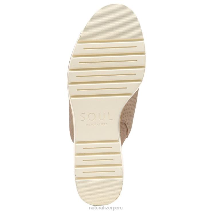 mujer Naturalizer sintético topo claro sandalias con cuña soul goodtimes RTZ4T545 - Imagen 7