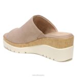 mujer Naturalizer sintético topo claro sandalias con cuña soul goodtimes RTZ4T545 - Imagen 8