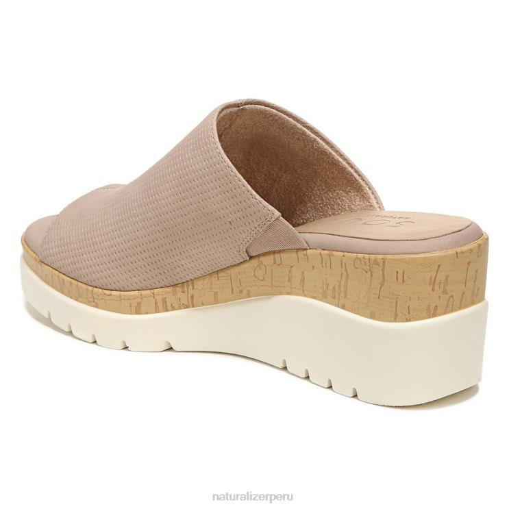mujer Naturalizer sintético topo claro sandalias con cuña soul goodtimes RTZ4T545 - Imagen 8
