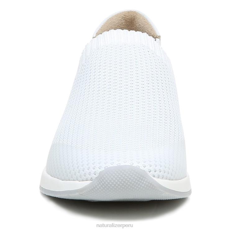 mujer Naturalizer tejido flyknit blanco zapatillas lafayette sin cordones RTZ4T692 - Imagen 5