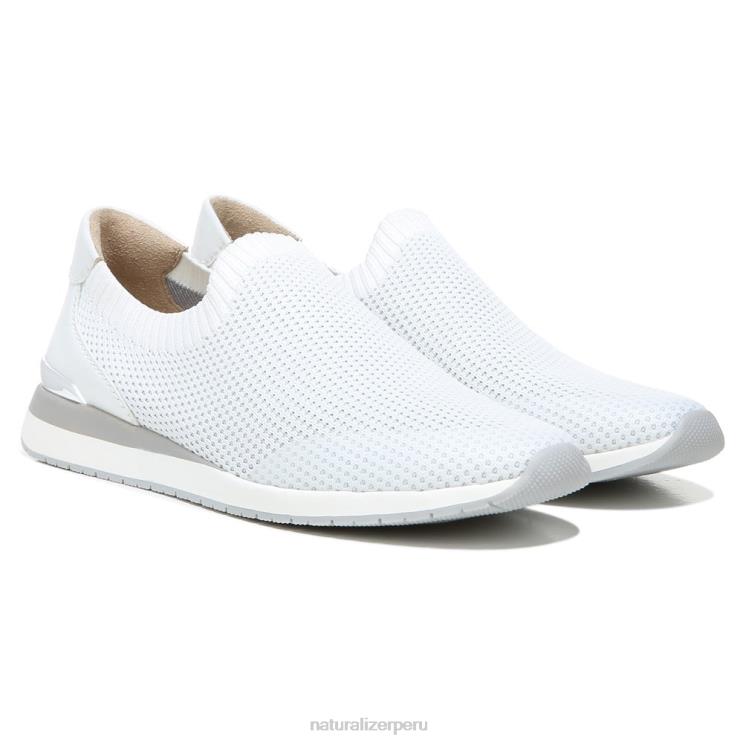 mujer Naturalizer tejido flyknit blanco zapatillas lafayette sin cordones RTZ4T692 - Imagen 1