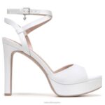 mujer Naturalizer tela blanca sandalia de vestir ai RTZ4T294 - Imagen 2