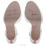 mujer Naturalizer tela blanca sandalia de vestir ai RTZ4T294 - Imagen 7