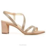 mujer Naturalizer tela crema brulée sandalia de vestir vanessa RTZ4T23 - Imagen 2