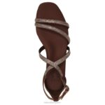 mujer Naturalizer tela de cacao sandalia sicilia RTZ4T381 - Imagen 4