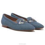 mujer Naturalizer tela de mezclilla azul leala plana RTZ4T326