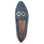 mujer Naturalizer tela de mezclilla azul leala plana RTZ4T326 - Imagen 4