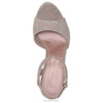 mujer Naturalizer tela de oro rosa sandalia de vestir ai RTZ4T297 - Imagen 4