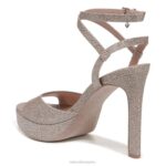 mujer Naturalizer tela de oro rosa sandalia de vestir ai RTZ4T297 - Imagen 8