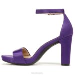 mujer Naturalizer tela morada sandalia de vestir alegría RTZ4T70 - Imagen 3