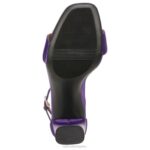 mujer Naturalizer tela morada sandalia de vestir alegría RTZ4T70 - Imagen 7