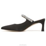 mujer Naturalizer tela negra mule de vestir liefde RTZ4T315 - Imagen 3