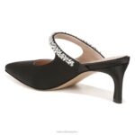 mujer Naturalizer tela negra mule de vestir liefde RTZ4T315 - Imagen 8
