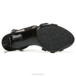 mujer Naturalizer tela negra sandalia de vestir taimi RTZ4T504 - Imagen 7