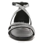 mujer Naturalizer tela negra sandalia sicilia RTZ4T378 - Imagen 5