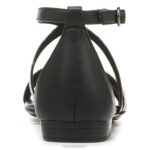 mujer Naturalizer tela negra sandalia sicilia RTZ4T378 - Imagen 6