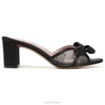 mujer Naturalizer tela negra sandalias alhubu RTZ4T310 - Imagen 2