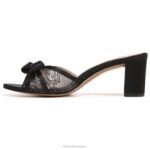 mujer Naturalizer tela negra sandalias alhubu RTZ4T310 - Imagen 3