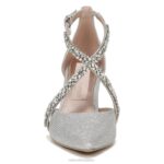 mujer Naturalizer tela plateada bomba sevgi RTZ4T301 - Imagen 5