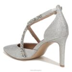 mujer Naturalizer tela plateada bomba sevgi RTZ4T301 - Imagen 7