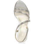 mujer Naturalizer tela plateada sandalia de vestir vanessa RTZ4T25 - Imagen 4