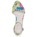 mujer Naturalizer tela rosa sandalia cuña vera RTZ4T127 - Imagen 4