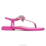 mujer Naturalizer tela rosa sandalia de vestir florita RTZ4T661 - Imagen 2