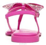 mujer Naturalizer tela rosa sandalia de vestir florita RTZ4T661 - Imagen 6