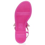 mujer Naturalizer tela rosa sandalia de vestir florita RTZ4T661 - Imagen 7