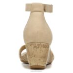 mujer Naturalizer abedul sintético sandalia areda con cuña RTZ4T319 - Imagen 6