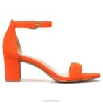 mujer Naturalizer ante naranja sandalia de vestir vera RTZ4T18 - Imagen 2