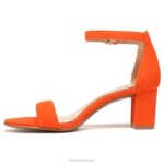 mujer Naturalizer ante naranja sandalia de vestir vera RTZ4T18 - Imagen 3