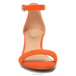 mujer Naturalizer ante naranja sandalia de vestir vera RTZ4T18 - Imagen 5