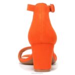mujer Naturalizer ante naranja sandalia de vestir vera RTZ4T18 - Imagen 6